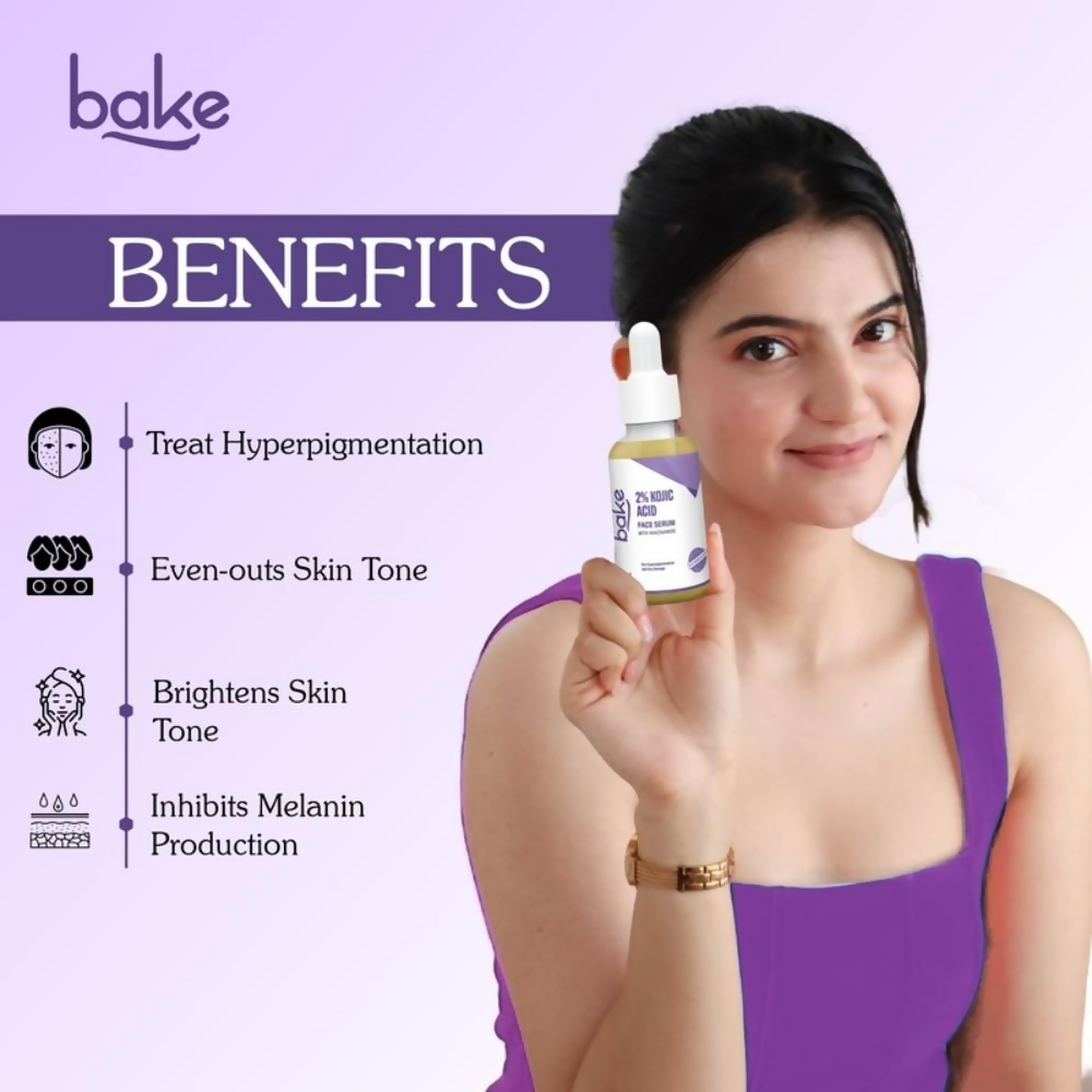Bake 2% Kojic Acid Face Serum With Niacinamide - Distacart