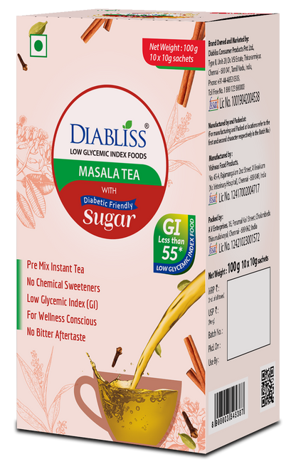 Diabliss Masala Tea With Herbal Extract Blend - Distacart