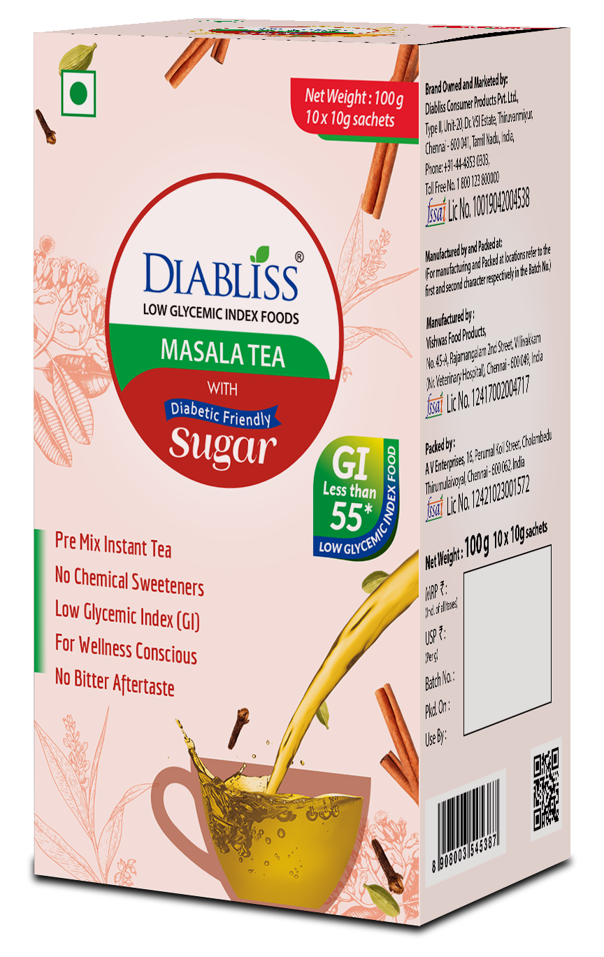 Diabliss Masala Tea With Herbal Extract Blend - Distacart
