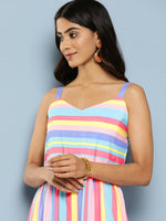 Thumbnail for Ahalyaa Women's Traditional wear Ethnic Dress - Blue - Distacart