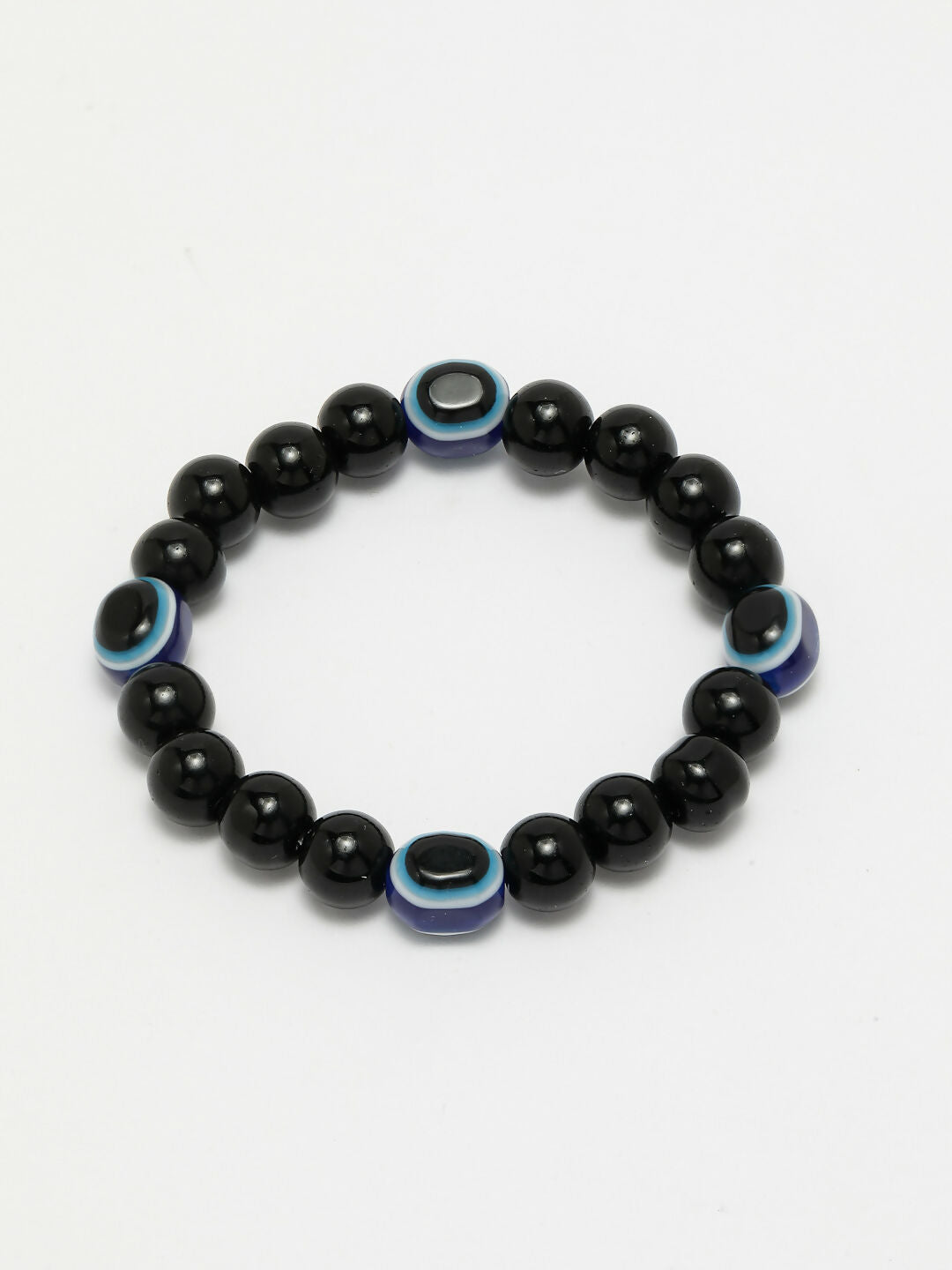 NVR Men & Women Evil Eye Beaded Adjustable Bracelet - Distacart