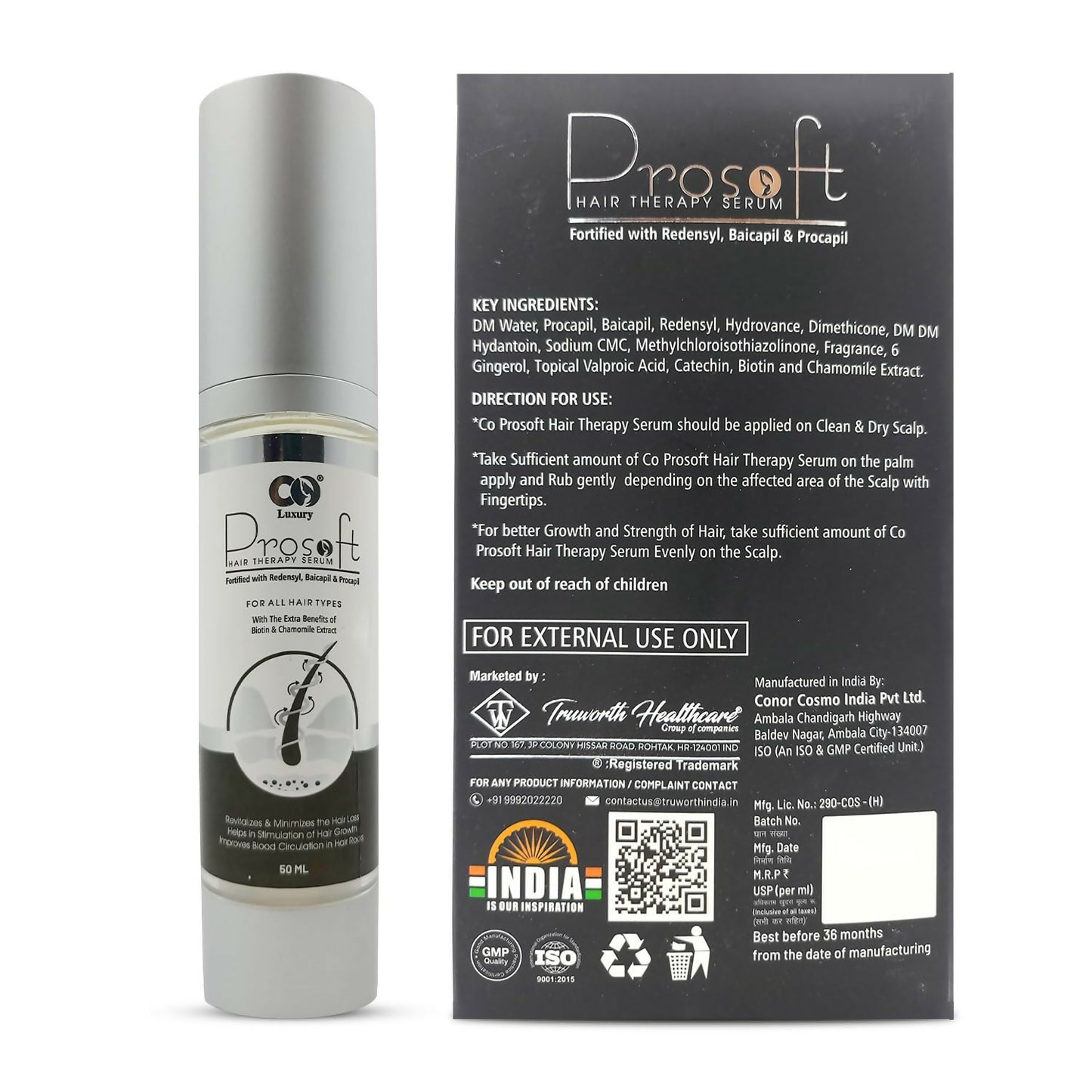Prosoft Hair Therapy Serum For Hair Fall Control & Hair Growth - Distacart
