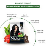Thumbnail for Nisha Henna Based Hair Colour For Women & Men Natural Black - Distacart