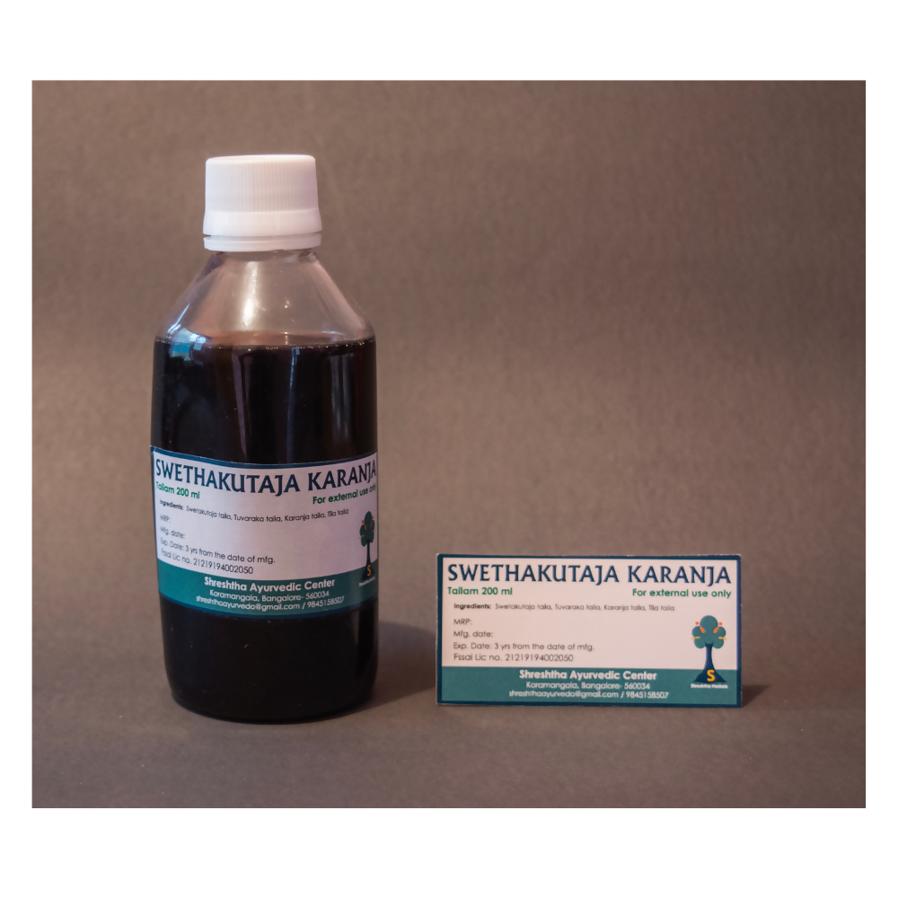 Shreshtha Herbals Swetakutaja Karanja Tailam