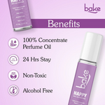 Thumbnail for Bake Happy 100% Concentrated Perfume Oil Roll on Fragrance For Men & Women - Black Currant - Distacart