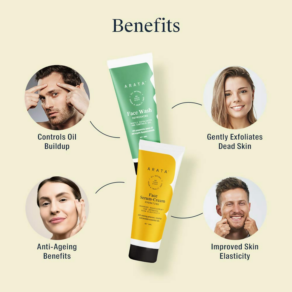 Arata Natural Anti-Aging Face Kit - Distacart