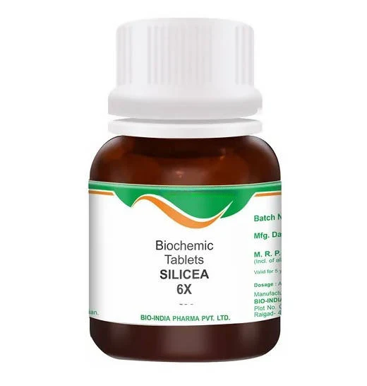 Bio India Homeopathy Silicea Biochemic Tablets - Distacart