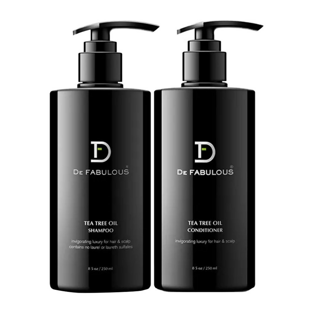 De Fabulous Tea Tree Oil Shampoo + Conditioner Combo - Distacart