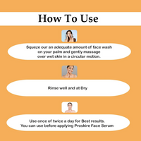 Thumbnail for Proskire Skin Perfecting Face Wash with Niacinamide Ceramides & Licorice Ext For Clear & Glowing Skin