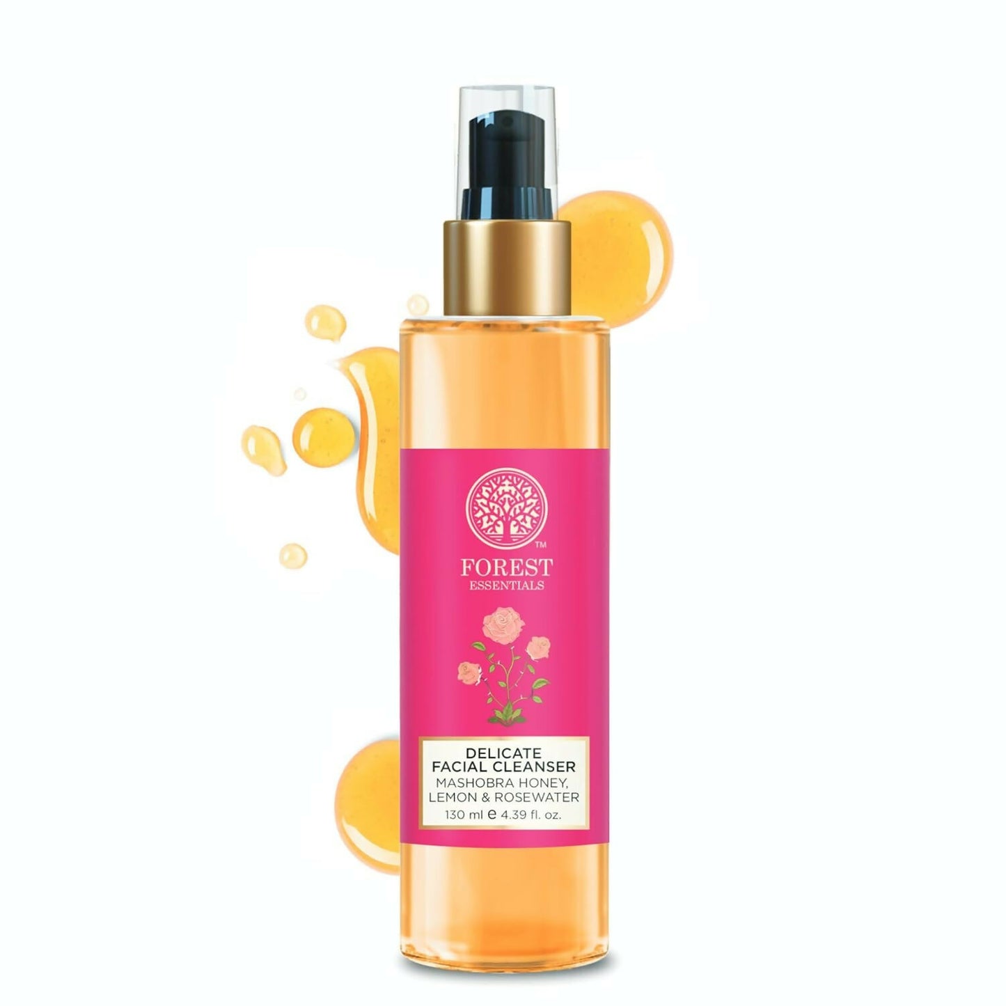 Forest Essentials Delicate Facial Cleanser - Honey, Lemon & Rosewater - Distacart