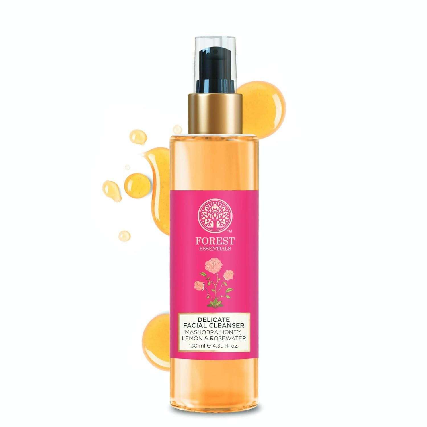 Forest Essentials Delicate Facial Cleanser - Honey, Lemon & Rosewater - Distacart