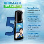 Thumbnail for Nisha Quick Color Shampoo Hair Color-Original Black - Distacart