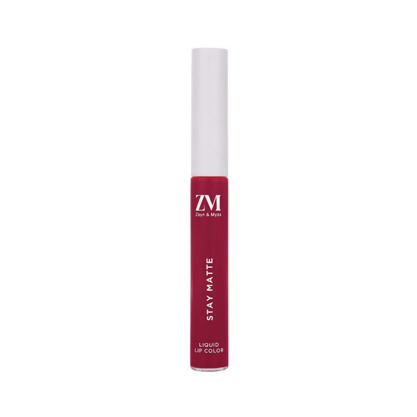 Zayn & Myza Stay Matte Liquid Lip Color - 08 Party Mauve - Distacart