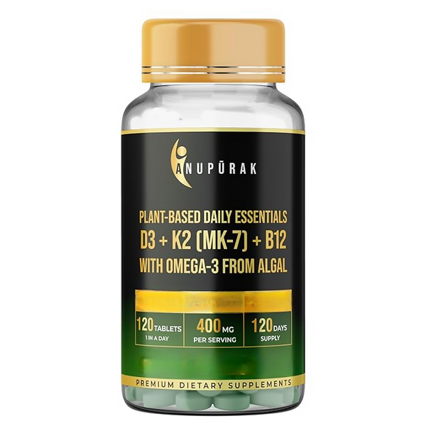 Anupurak Essential 4-in-1 Vegan Daily Supplement Tablets - Distacart