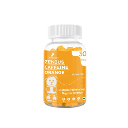 Zenius Caffeine Orange Gummies - Dista