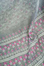 Thumbnail for Vastranavya Grey Digital Printed Linen Ready To Wear Designer Saree with Unstitched Blouse - Distacart