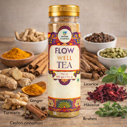 Nxtgen Ayurveda Flow Well Herbal Tea - Dista