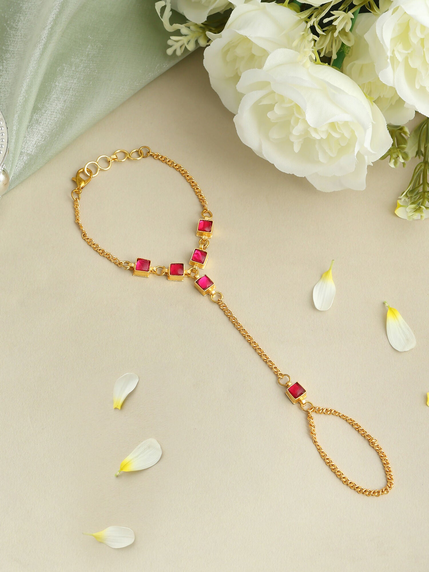 Ruby Raang Stone Embedded Handler