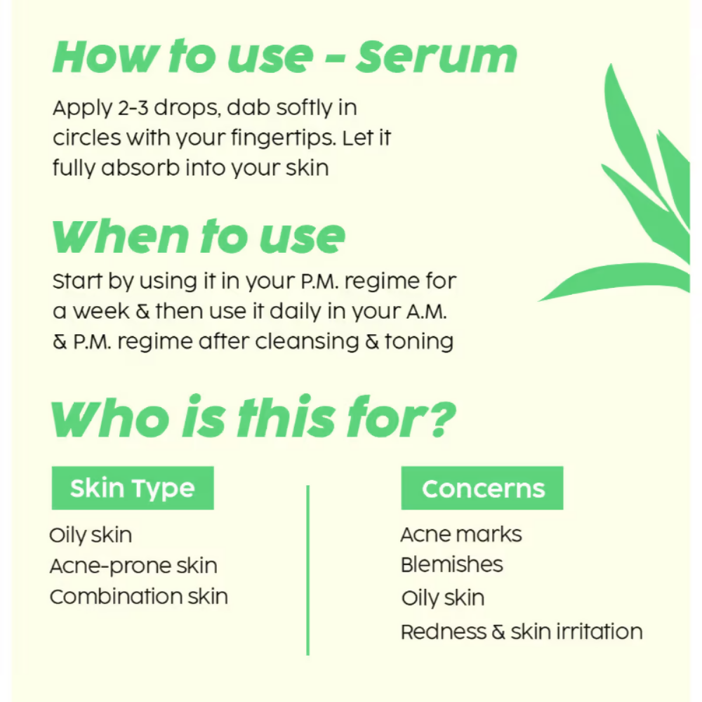 PLIX The Plant Fix 2% Acne Buster Moisturizer & 10% Niacinamide Serum - Distacart