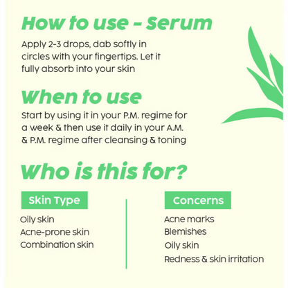 PLIX The Plant Fix 2% Acne Buster Moisturizer & 10% Niacinamide Serum - Distacart
