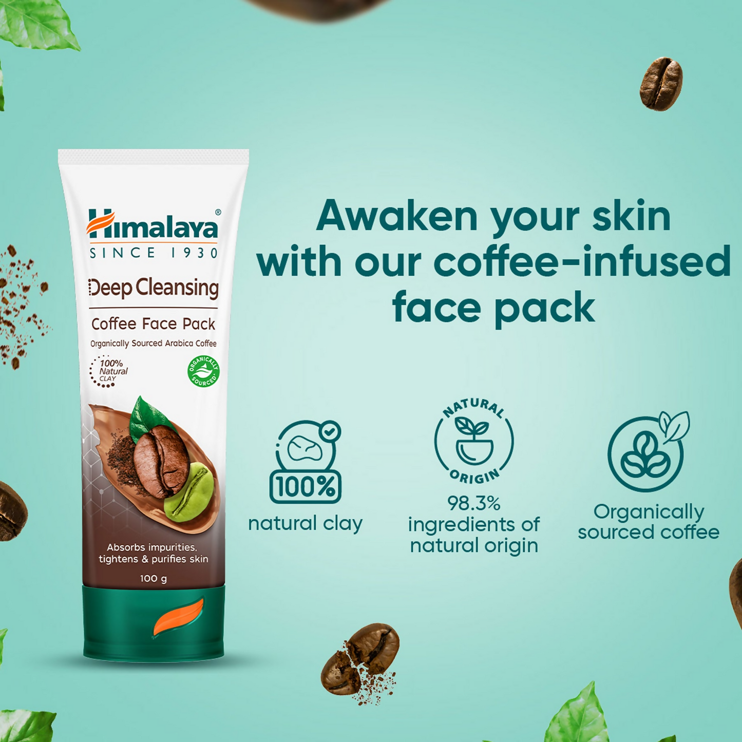Himalaya Herbals Deep Cleansing Coffee Face Pack - Distacart