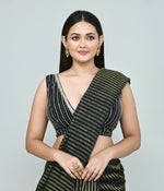 Thumbnail for Joban Fashion Women's Dark Green Embroidered Stitched Blouse