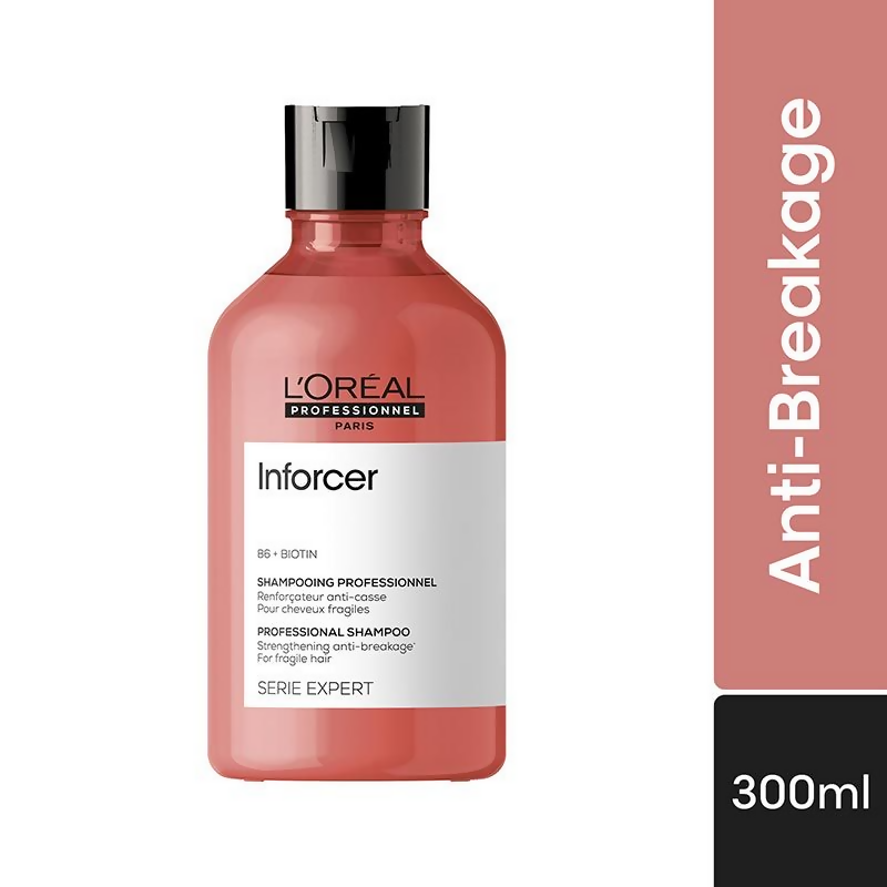 L'Oreal Professionnel Inforcer Shampoo For Reduced Hair Breakage With Biotin & Vitamin B6 - Distacart