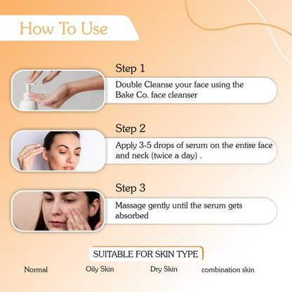 Bake 20% Vitamin C Face Serum With Ethyl Ascorbic Acid - Distacart