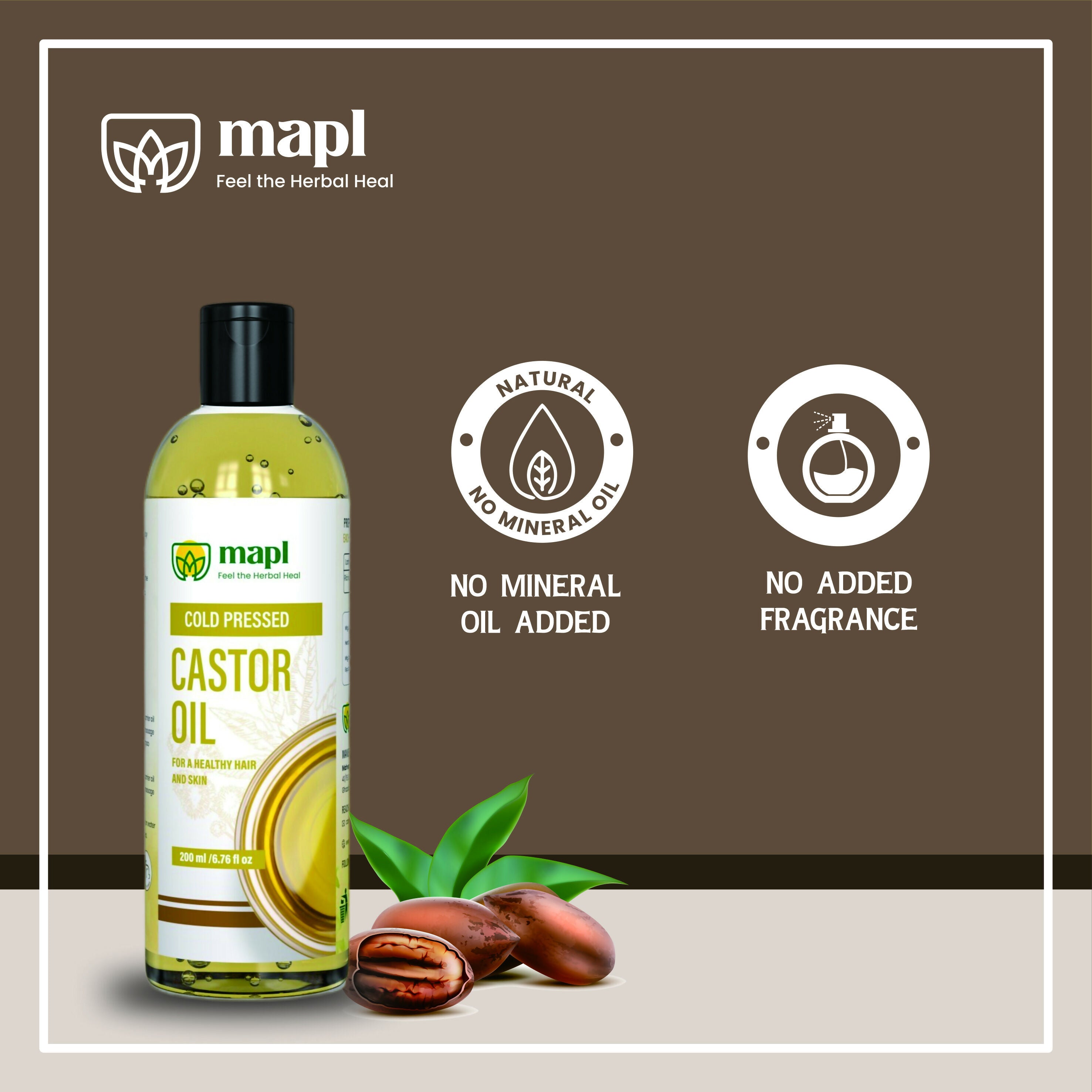 MAPL Castor Oil Cold Pressed
