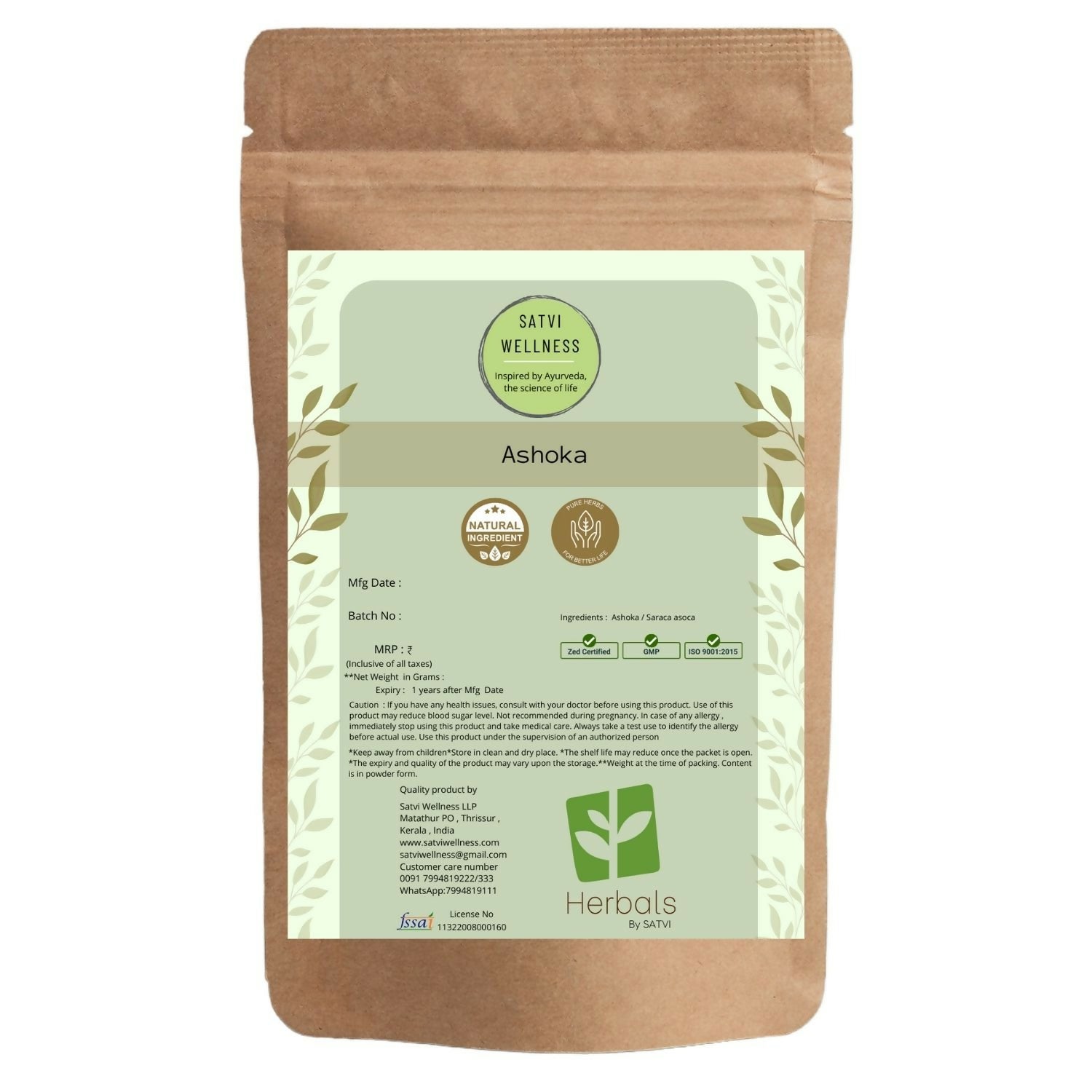 Satvi Wellness Ashoka Powder - Distacart