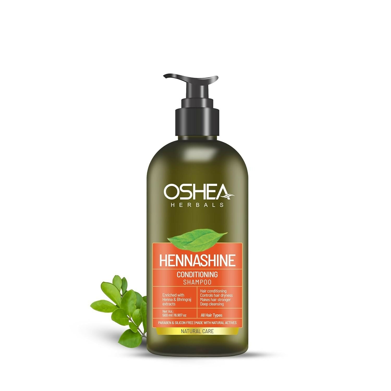 Oshea Herbals Heenashine Conditioning Shampoo Controls Dryness & Makes Hair Stronger - Distacart