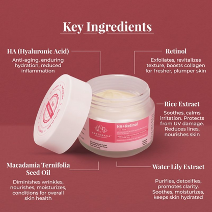Earthraga HA + Retinol Face Mask - Distacart