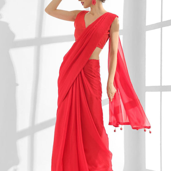 Mitera Beads and Stones Saree - Distacart