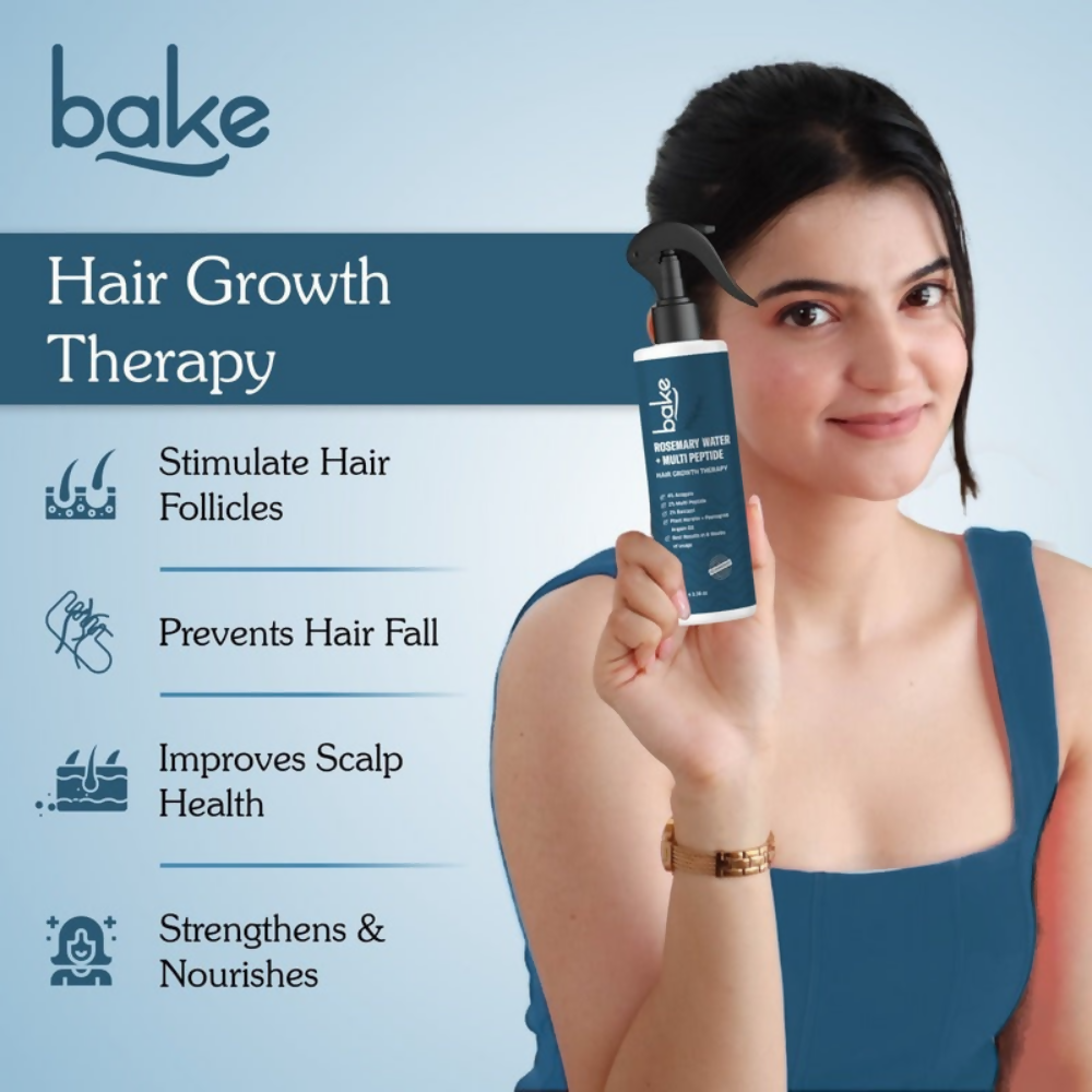 Bake Rosemary Water Hair Growth Spray with Multi Peptides - Distacart