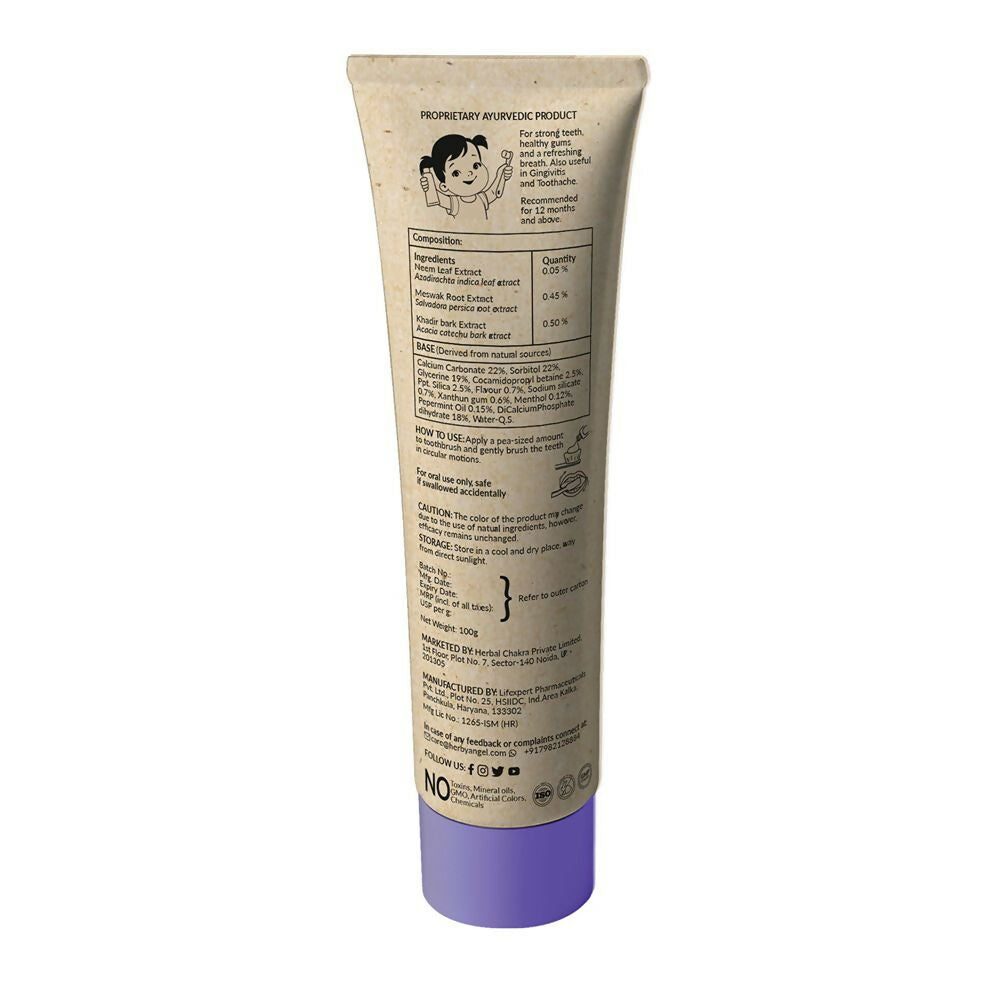 Herby Angel Berry Burst Toothpaste for Kids - Dista