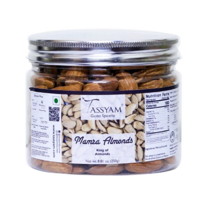 Tassyam Organics Ultra Premium Mamra Almonds - Distacart