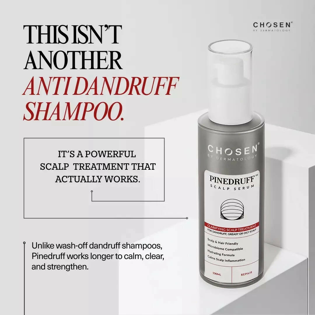 Chosen Pinedruff Scalp Serum Best Dandruff Control Treatment Solution With Pycnogenol - Distacart