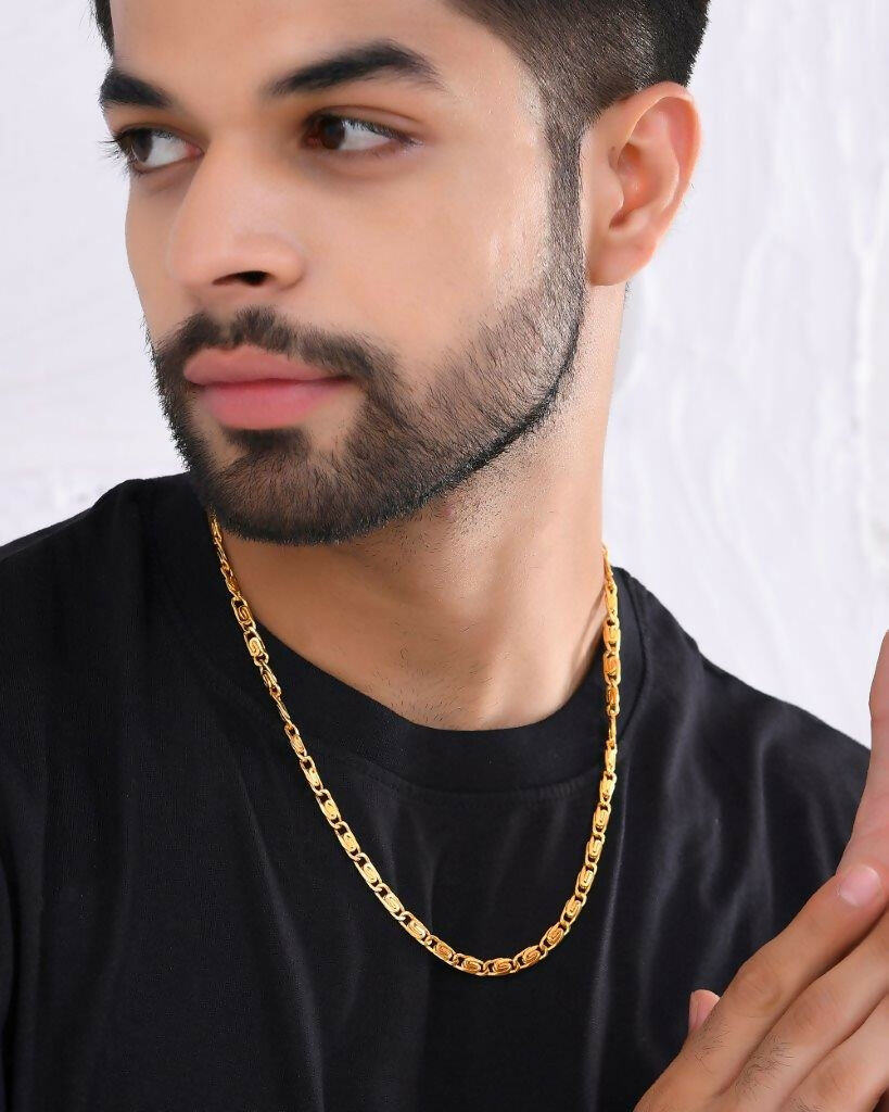 VOJ Gold-Plated Statement Chain - Distacart