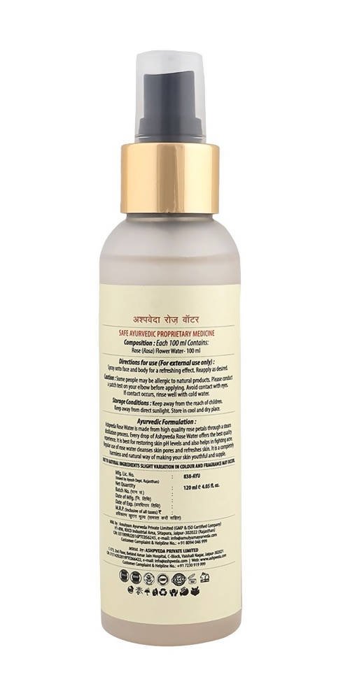 Ashpveda Rose Water - Distacart