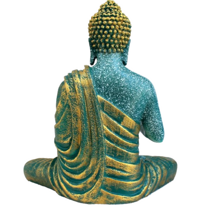 ESPLANADE Resin Meditating Buddha Showpiece - Dista