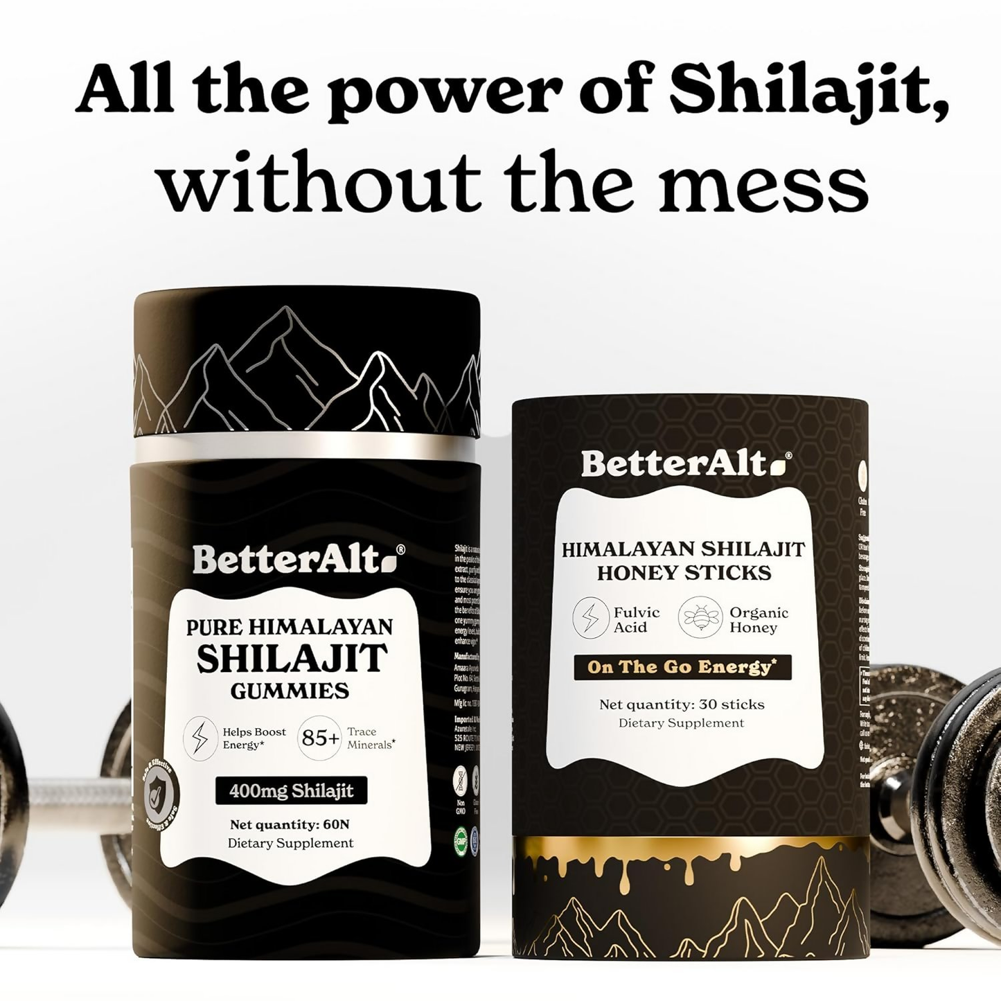 Better Alt Ultimate Power Up Duo Sj Gummies + Sj Gold+ Honey Sticks Combo - Distacart