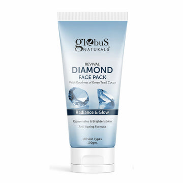 Globus Naturals Revival Diamond Face Pack, Natural & Ayurvedic Formula - Distacart