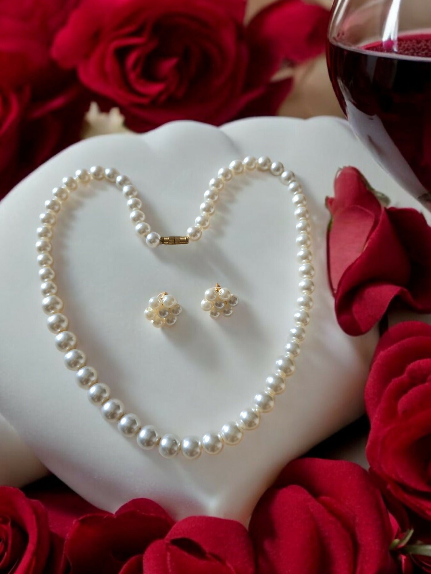 Inhanns Spectrum Everyday Pearl Sets - Single Strand - White - Distacart