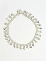 Thumbnail for NVR Women Set of 2 Silver Plated Ghunguru Beaded Anklet - Distacart