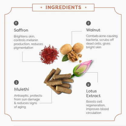 Ayuga 5% Kumkumadi Skin Radiance Face Scrub - Distacart
