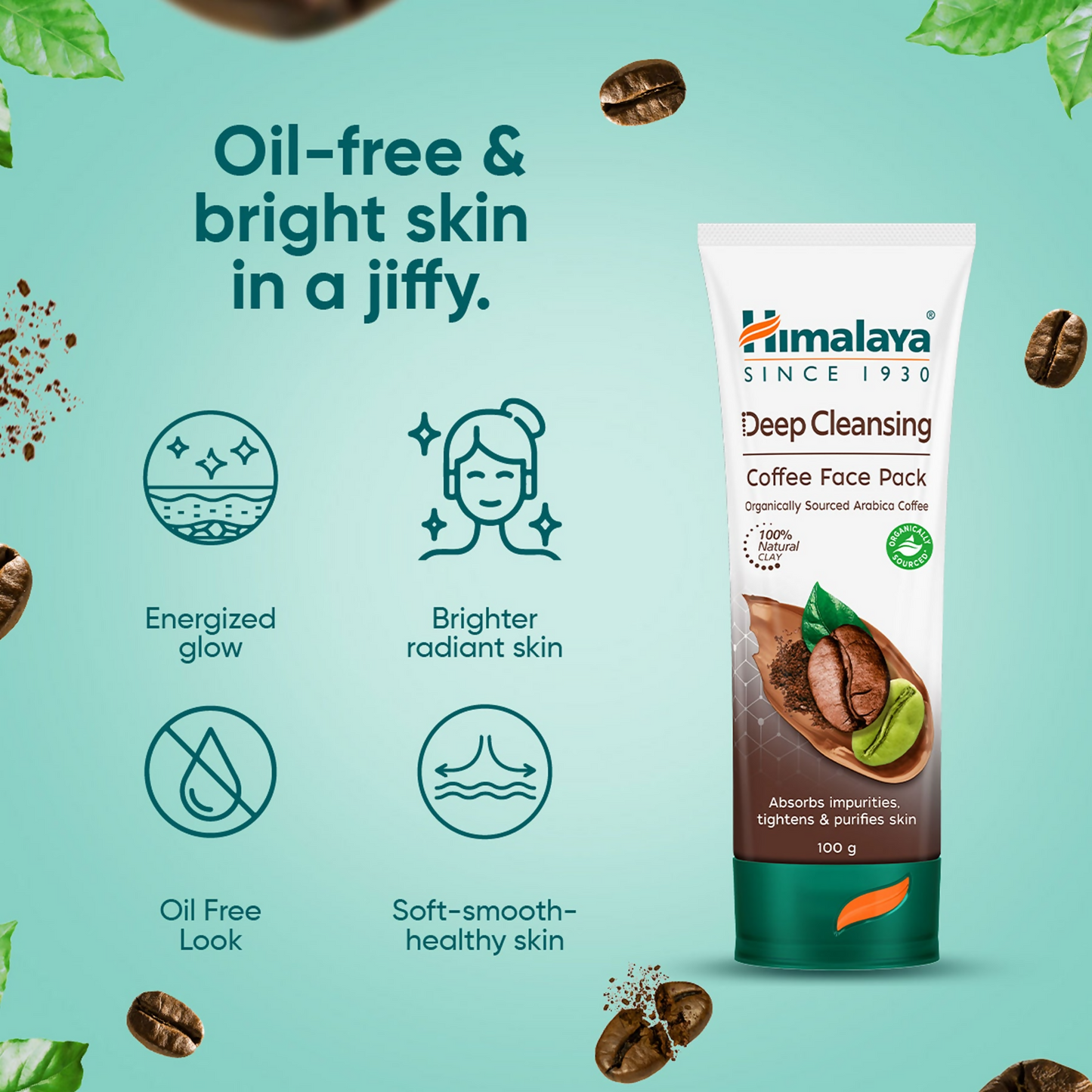 Himalaya Herbals Deep Cleansing Coffee Face Pack - Distacart