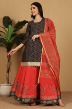 Thumbnail for Joban Fashion Black Silk Lehenga Set