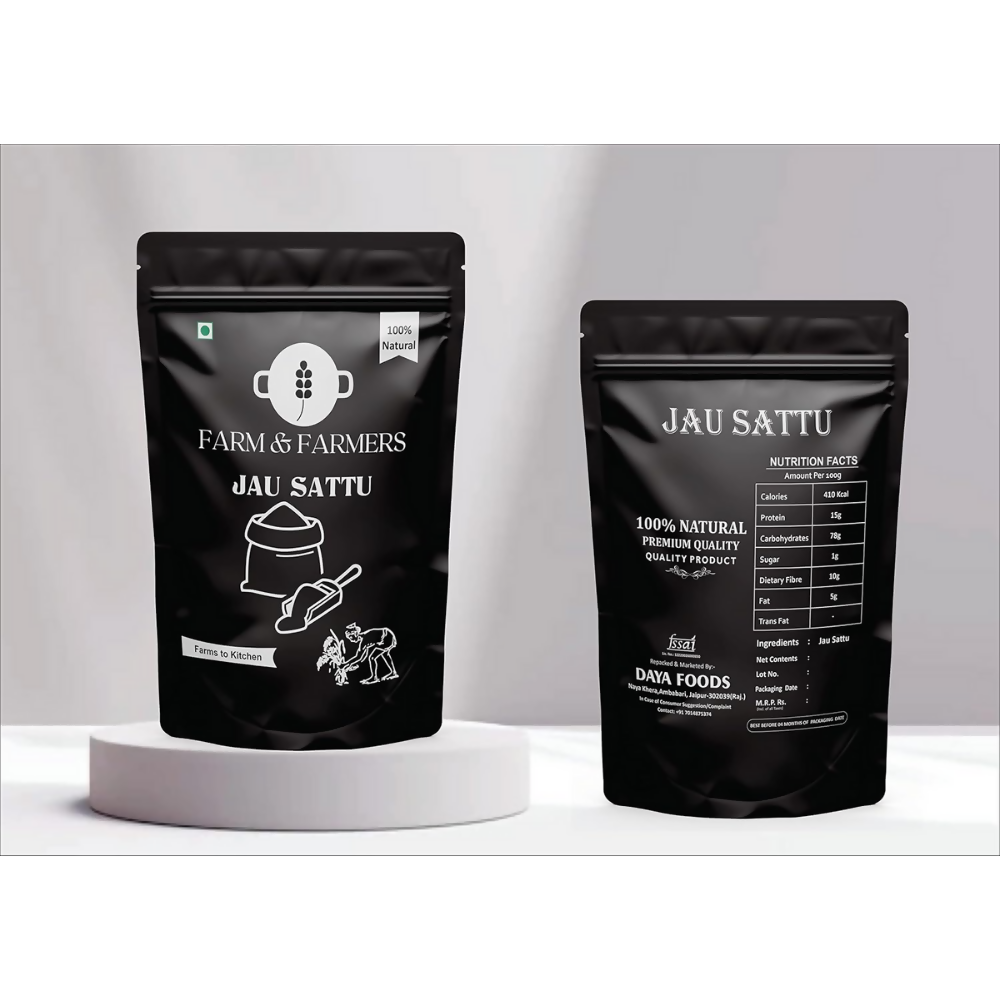 Farm & Farmers Organic Jau Sattu Flour - Distacart