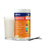 Thumbnail for Gritzo SuperMilk Growth+ (Formerly Height+) (7-12y Boys), 10g Protein Powder-Creamy Vanilla - Distacart