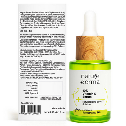 Nature Derma 10% Vitamin C Serum - Distacart